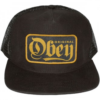 Casquette Trucker Obey - Stout Trucker - Black
