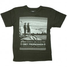 T-shirt Obey - Recycle Tee - These Sunsents - Graphite