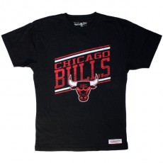 T-shirt Mitchell & Ness - Assist Trad - Chicago Bulls - Black 