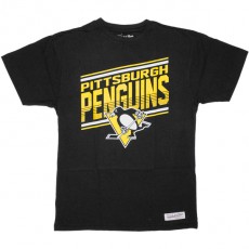 T-shirt Mitchell & Ness - Assist Trad - Pittsburgh Penguins - Black 