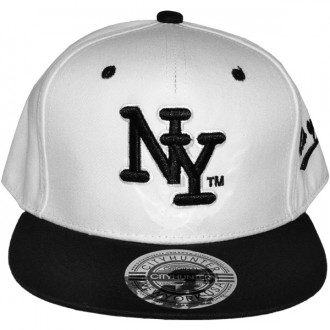 Casquette Snapback City Hunter - NY - Blanc / Noir
