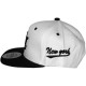 Casquette Snapback City Hunter - NY - Blanc / Noir