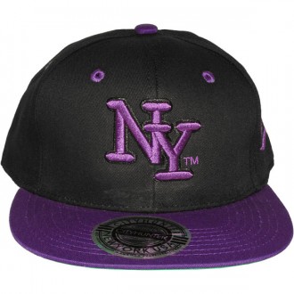 Casquette Snapback City Hunter - NY - Noir / Violet