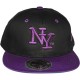 Casquette Snapback City Hunter - NY - Noir / Violet