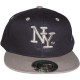 Casquette Snapback City Hunter - NY - Bleu Marine / Gris