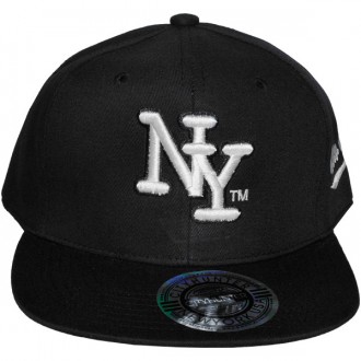 Casquette Snapback City Hunter - NY - Noir logo blanc