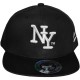 Casquette Snapback City Hunter - NY - Noir logo blanc