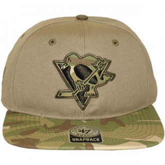 Casquette Snapback 47 Brand - Air Raid Clean Up - Pittsburgh Penguins