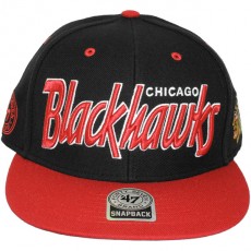 Casquette Snapback 47 Brand - Retro Script - Chicago Blackhawks