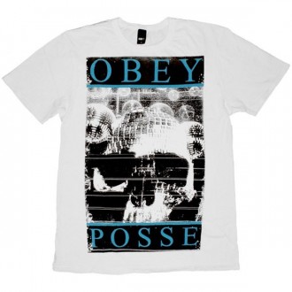 OBEY T-shirt - Disco In Your Skull - Light