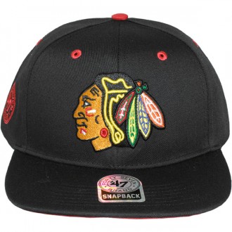 Casquette Snapback 47 Brand - Twill Oath - Chicago Blackhawks