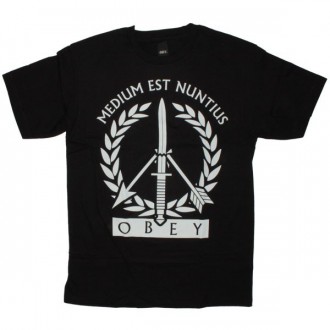 OBEY Basic T-Shirt - Military Elite - Black