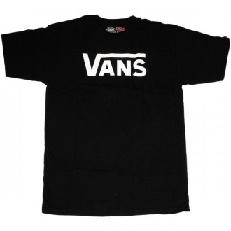 T-shirt Vans - Vans Classic - Black/White