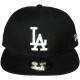 Casquette Fitted New Era - 59Fifty MLB Basic Collection - Los Angeles Dodgers - Black/White