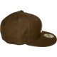 Casquette Fitted New Era - 59Fifty MLB Basic Collection - Atlanta Braves - Brown/White