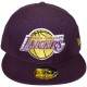 Casquette Fitted New Era - 59Fifty NBA Basic Collection - Los Angeles Lakers - Purple