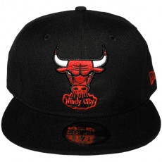 Casquette Fitted New Era - 59Fifty NBA Basic Collection - Chicago Bulls - Black