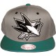 Casquette Snapback Mitchell & Ness - NHL Arch Undervisor - San Jose Sharks