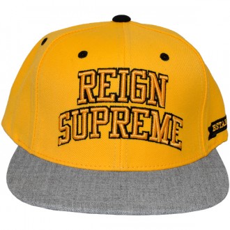 Casquette Snapback King Apparel x Starter - Reign Supreme Starter Snapback - Yellow/Grey