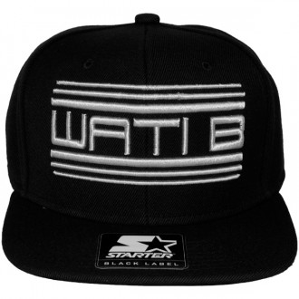 Casquette Snapback Wati B x Starter - Wati B Logo - Black/Silver