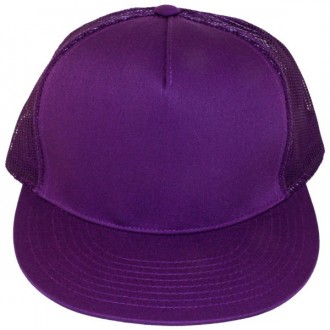 Casquette Filet Yupoong - Unie violette