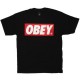 OBEY Basic T-Shirt - Obey Bar Logo - Black