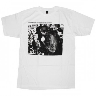 OBEY T-shirt - The Streets Are Talking - White