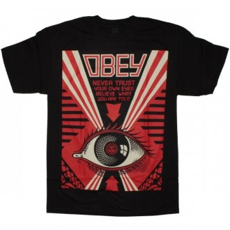 OBEY Basic Fleece - Never Trust Your Own - Black