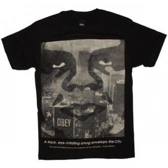 OBEY Basic T-Shirt - NYC Smog - Black