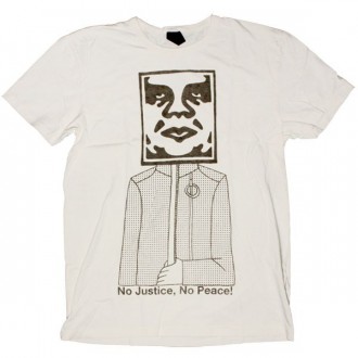 OBEY Antiques T-Shirt - No Justice, No Peace - Scour