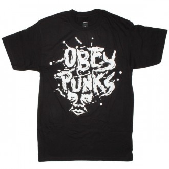 OBEY Basic T-Shirt - Obey Punks - Black