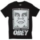 OBEY T-shirt - Icon Face Stencil - Black