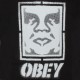 OBEY T-shirt - Icon Face Stencil - Black