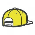 Casquette jaune