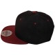 Casquette Snapback City Hunter - Noir / Bordeaux