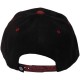 Casquette Snapback City Hunter - Noir / Bordeaux