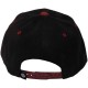 Casquette Snapback City Hunter - Noir / Bordeaux