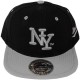 Casquette Snapback City Hunter - NY - Noir / Gris