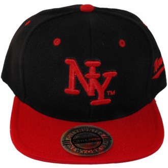 Casquette Snapback City Hunter - NY - Noir / Rouge