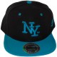 Casquette Snapback City Hunter - NY - Noir / Turquoise