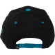 Casquette Snapback City Hunter - NY - Noir / Turquoise