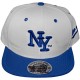 Casquette Snapback City Hunter - NY - Blanc / Bleu Royal