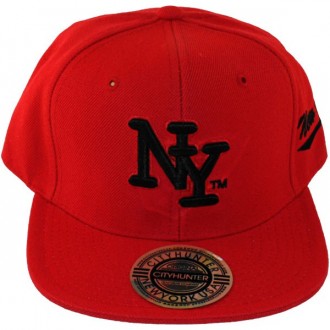 Casquette Snapback City Hunter - NY - Rouge