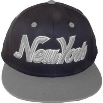 Casquette Snapback KB Ethos - New York - Bleu marine / Gris / Vert