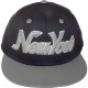 Casquette Snapback KB Ethos - New York - Noir / Gris / Vert