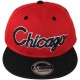 Casquette Snapback KB Ethos - Chicago - Rouge / Noir / Vert