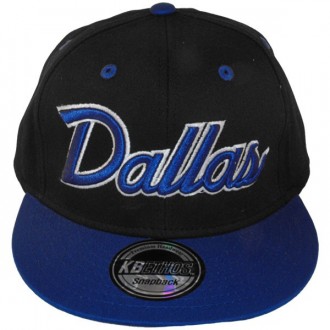 Casquette Snapback KB Ethos - Dallas - Noir / Bleu / Vert