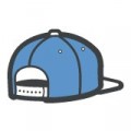 Snapback bleue