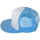 Casquette Filet Yupoong - Bleu ciel / Front blanc