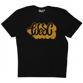 WESC T-Shirt - WeSC Shadow Script - Black